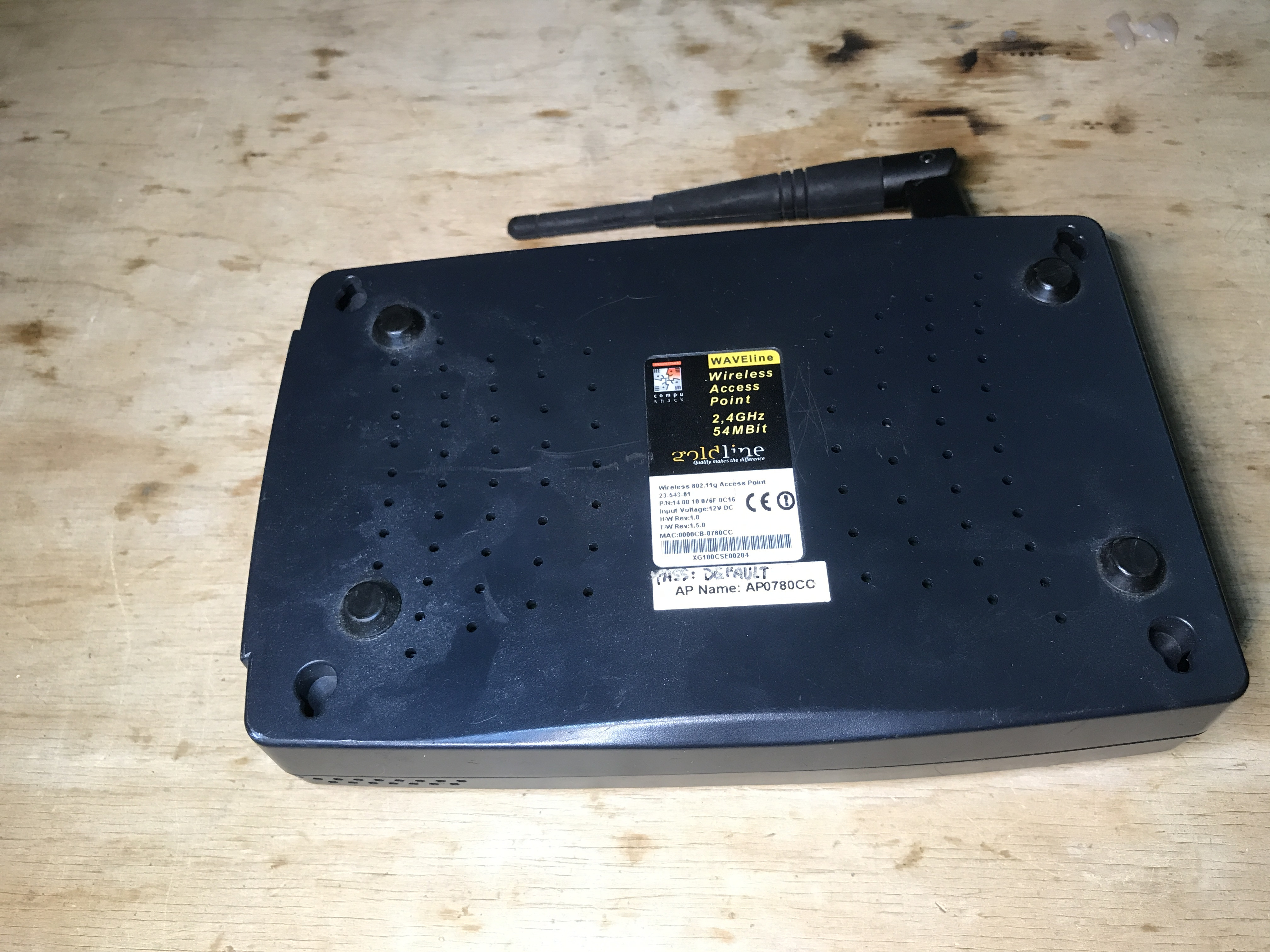 Stary access point/router WiFi Goldline WAVEline 2.4GHz 54MBit ...