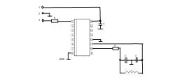 Schemat układu z generatorem LC oparty na układzie scalonym 74HC4060.