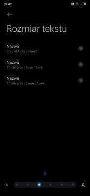 Wyrazy nie mieszczą się i rozdzielają się na litery