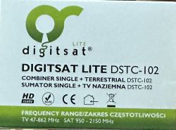 Sumator digitsat lite dstc 102 blokuje kanały telewizji naziemnej