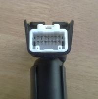 Toyota Avensis T25 - Pinout lusterka fotochrom. z wyświetlaczem.