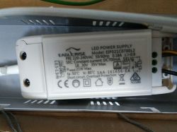 Lampa LED nie działa po usunięciu ściemniacza - sterownik LED i zasilacz 45V