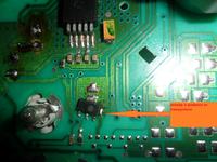 Peugeot 406 - identyfikacja spalonego tranzystora na liczniku