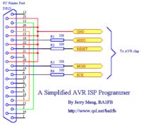 Rozbudowany programator ISP AVR (zgodny z STK200/300)