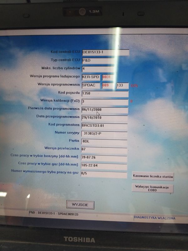 BRC P&D Plus - no access to settings in the Sequent P&D program