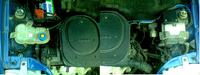 Seicento 1.1 MPI 2002 - Lokalizacja czujnika temperatury wentylatora chłodnicy