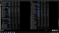 Zrzut ekranu z programem monitorującym HWiNFO, pokazujący status czujników komputera Dell Precision 7710.