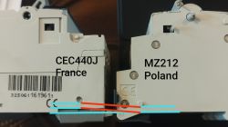 MZ212 i CEC440J Hager – niekompatybilne mechanicznie, czy można podfrezować.