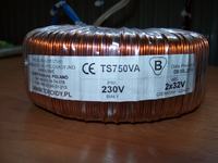 [Sprzedam] Transformator toroidalny 750VA, 2 x 32V; 2 x 15V; 1 x 6V