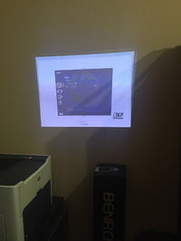 HP Projection Companion - Kaszka na ekranie, nie gaśnie logo HP