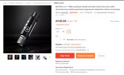 Latarka/Lampka przenośna powerbank USB COB LED HP1807 ładowana z USB