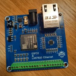 ESP32 with Ethernet - Compatible with ESPHome.