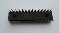 ATmega microcontroller with visible markings.