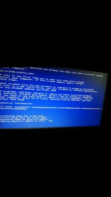 Podczas uruchamiania komputera wyskakuje blue screen wie ktoś co się mogła stać