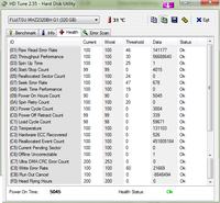 FUJITSU MHZ2320BH prośba o fachową analizę SMART, sprawny?