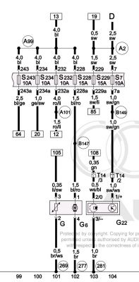 Audi A3 8l 1,6 AVU - Sonda Lambda 0 258 007 351, problem z grzałką, dziwne