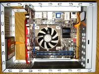ITX - opis projektu: Sapphire Pure H61, Pentium G645, Vertex HD7750, Win8
