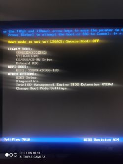 Problem z uruchomieniem No Boot Device Found Press any key to rebout the machine