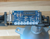 Wyświetlacz widmowy interfacem szeregowym