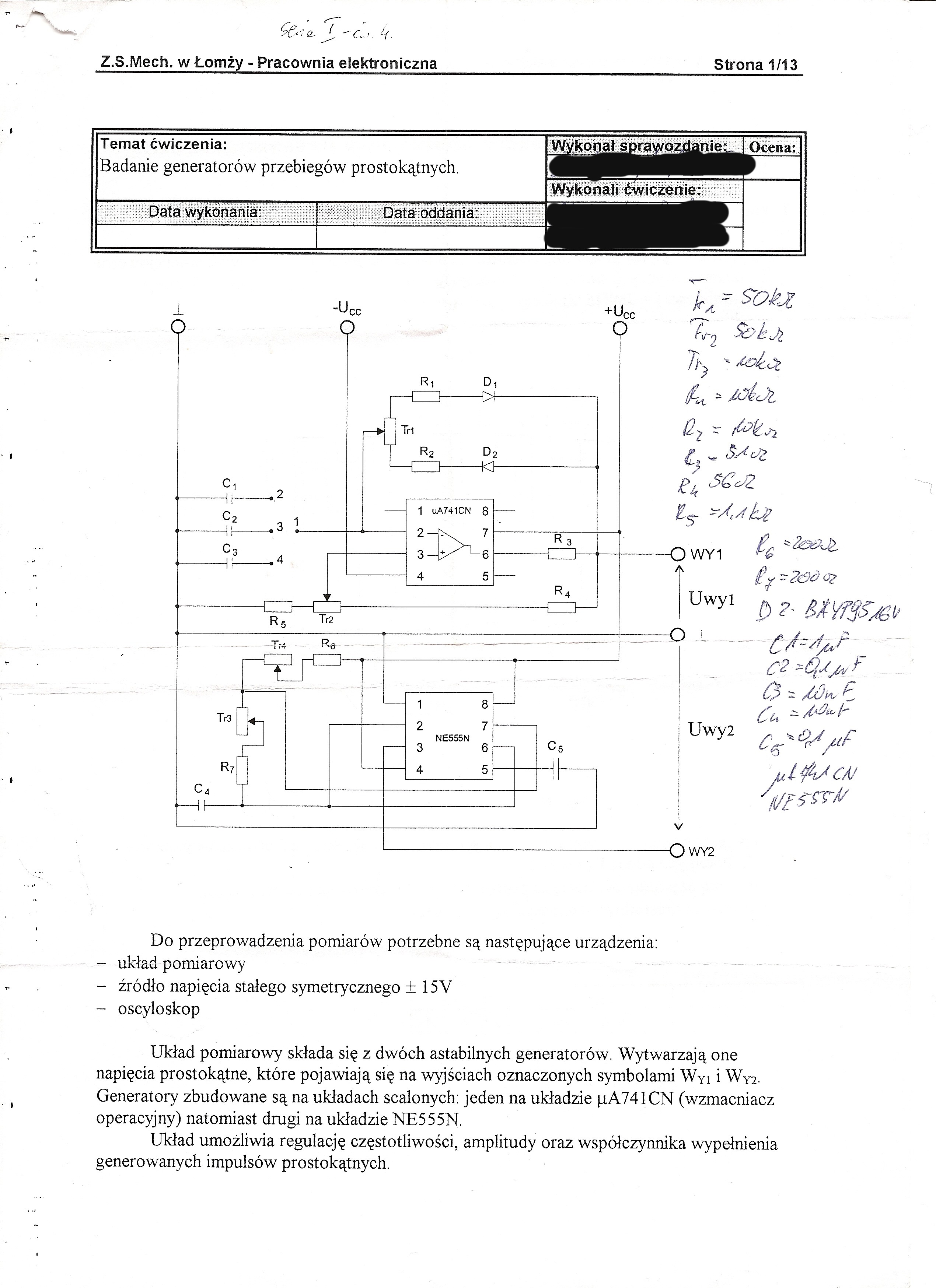 Sprawdź Instalację Antenową I Podłączenie Sygnału Do Wejścia Lnb Generator sygnału prostokątnego do 5MHz - elektroda.pl