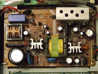 Daewoo L700C uszkodzony zasilacz