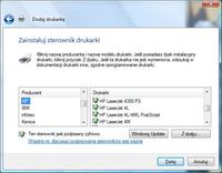 HP LaserJet 4L problem ze sterownikami pod Vistę.