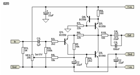 Dyskretny przedwzmacniacz hi-fi
