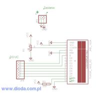 [atmega8][bascom] mega8 + pól-mrugający LCD 16x2.