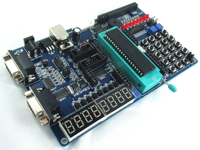 [Sprzedam] Makieta AVR Atmega16/32 ZIF USB Progr. ISP KABLE