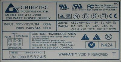 Identifying Burned Components in ENlight ATX-723B 230W PSU: 15SP 016 & 08SP 015