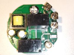 TEEPAO WI-FI Curtain Switch Power Board Close-up of the power board of the TEEPAO WI-FI curtain switch with electronic components.
