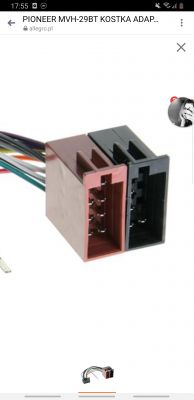 Pioneer MVH-29BT - Czy ta kostka będzie pasować do audi a4 b5 99'