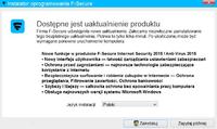 Jak wyłączyć powiadamianie o aktualizacji F-Secure 2011