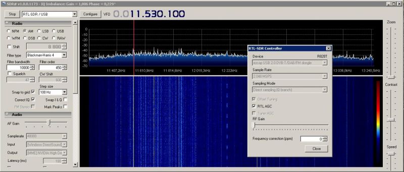 Porównanie dwóch odbiorników RTL-SDR