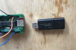 PIC32MX250F128B jako host USB w MPLAB - obsługa pendrive, przykłady, kody