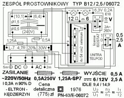 Eltron B12 - brak napięcia ładowania, i szukanie usterki