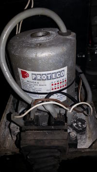 Proteco Mover 8 - Mechanizm napędu i blokada manualna Proteco Mover 8 - Mechanizm napędu i blokada manualna