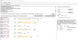 Packet Analysis in TuyaMCU Explorer Screenshot of TuyaMCU Explorer tool with packet data.