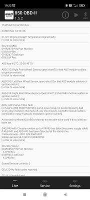 Szukam informacji o brakującym elemencie w sterowniku ABS ATE 9162675 Volvo V70 2.4Pb 1997r.