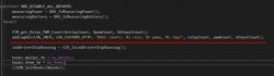 Screenshot showing a snippet of C code involving PWM counting functions.