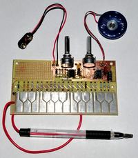 Stylofon na NE555 i LM386