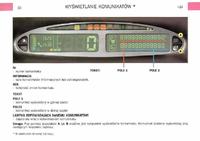 Citroen Xsara Picasso 2.0 HDi - Komunikaty komputera pokładowego