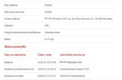 Shipment from Aliexpress shipping status