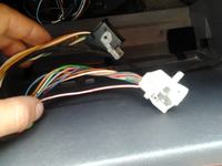 Vito 99r 2.2 cdi 102KM 638 >> Biała kostka od licznika i urwany różowy kab