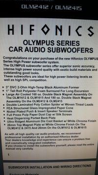 Budowa skrzyni pod Hifonic - Jaka skrzynia litraz otwór bass reflex