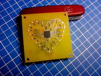 Projekt Walentynkowy - świecące serduszko na diodach SMD