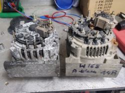 Mecedes A140 W168 - opóźnione ładowanie akumulatora