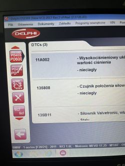 BMW F20 116i N13: Szarpanie na zimnym i rozgrzanym silniku, błąd 11A002