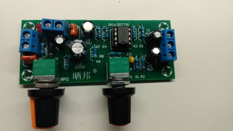 Aktywny filtr dolnoprzepustowy [Moduł filtra]