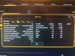 Różne częstotliwości kości RAM Patriot Viper Steel 8GB na płycie Gigabyte b460 hd3